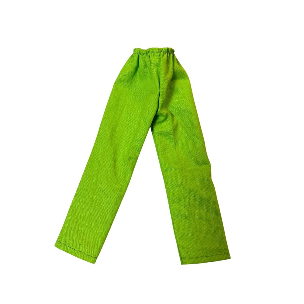 VTG Barbie Ken Casual All Stars Sears exclusive bright green pants. #1514. 1970